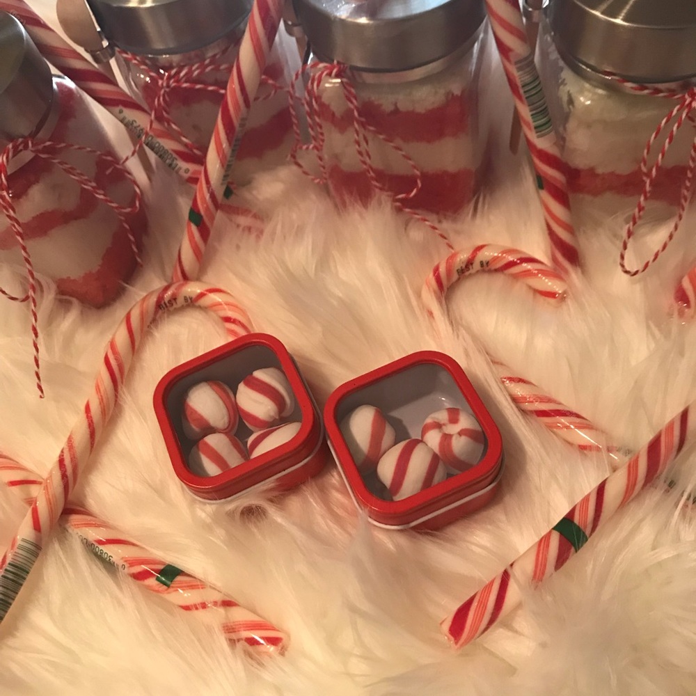 “Totally Twisted” peppermint scrub.